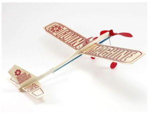 Flatwing balsa Wood airplane